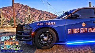 Playing GTA 5 As A POLICE OFFICER Highway Patrol GTA 5 Lspdfr Mod Live [upl. by De Witt]