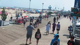 Ocean City Maryland Live Webcam  Maryland beach live webcam  ocean city boardwalk live cam [upl. by Jennica828]