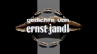 Poems of Ernst Jandl digitally remastered [upl. by Adekram986]