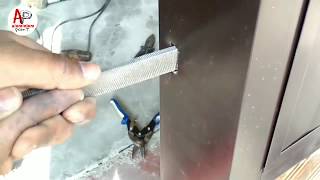 How to install lock in an aluminium door [upl. by Eiliah]