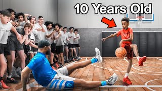 10 Year Old Basketball Prodigies DESTROY Grown Men [upl. by Grady409]