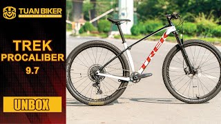 Trek PROCALIBER 97 White Color Unbox and Rebuild  TuanBiker [upl. by Konstanze224]