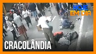 Violência na Cracolândia afeta moradores e lojistas no centro de São Paulo [upl. by Wilber859]