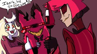 A New Challenger Approaches  Charlie x Alastor  Hazbin Hotel Comic Dub [upl. by Nadroj]