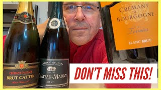 Master of Wine TastesDiscusses Cremant Some of the Worlds Best Sparkling Values [upl. by Morganne]