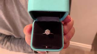 Tiffany Setting Engagement Ring 132 ct I VS1 [upl. by Enamrahc]