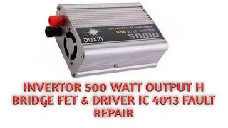 Inverter Repair  How to repair inverter  500 Watt inverter repair [upl. by Jud]