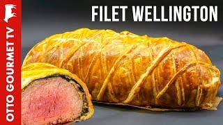 Filet Wellington Rezept  Rinderfilet mit Champignons im Blätterteig [upl. by Diaz]