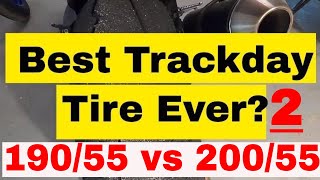 REVIEW PIRELLI TD 19055 vs 20055 BEST TRACK DAY TIRE PERIOD BIG BIKE ZX10R [upl. by As]