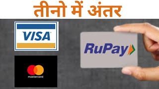 What is RuPay Card MasterCard visa card  in hindi [upl. by Esylla840]