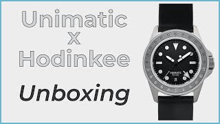 Unimatic x Hodinkee U1HGMT Unboxing amp First Impression [upl. by Iverson498]