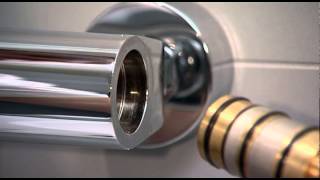 Exposed shower valve  Thermostatic cartridge maintenance replacement and calibration [upl. by Simmie]