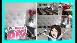 DIY Cómo hacer cabeceras de cama con tapizado 2019   TAPICERIA  Diy headboards [upl. by Motteo]