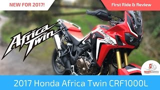 Honda CRF1000 Africa Twin Review  A serious contender [upl. by Egiedan]