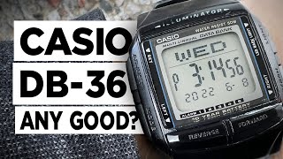 The CASIO DB36 Data Bank Digital Watch with Timer 5 Alarms and Stopwatch  Is it any good [upl. by Neau]