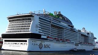 MSC GRANDIOSA  the newest MSC cruise ship [upl. by Ynetsed]