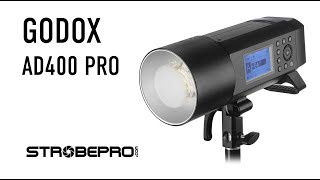 Godox AD400 Pro TTL Battery Strobe  Complete Walkthrough [upl. by Stephenie]