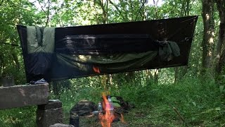 SOLO WILD HAMMOCK CAMPING  2 NIGHTS AND THUNDERSTORM [upl. by Lavona14]