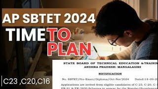 28 STUDY PLAN FOR DIPLOMA EXAMS C16 C20C23 SBTET AP [upl. by Seema]