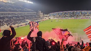 omonoia vs APOEL ULTRAS 25223 ORANGE SHOW [upl. by Nort792]