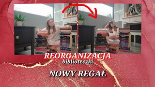 REORGANIZACJA BIBLIOTECZKI NOWY REGAŁ SPADAJĄCE KSIĄŻKI MUSICIE TO ZOBACZYĆ •😂😱📚🤩🥳• [upl. by Attenat]