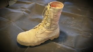 HOW TO CLEAN TIMBERLAND BOOTS CATERPILAR ALTAMA SUEDE  NUBUCK BOOTS OR SHOES [upl. by Yokoyama]