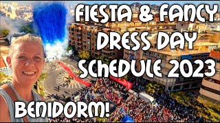 Benidorm  November Fiesta 2023  Fancy Dress  Whats going on when and where [upl. by Licastro]