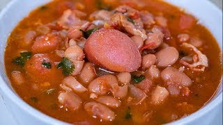 Frijoles Charros Tradicional  Recetas Mexicanas Faciles [upl. by Leonsis]