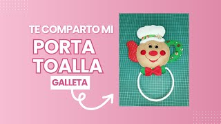 Fácil y práctica Tetera Cuelga Toalla con Molde GRATIS [upl. by Cynarra671]