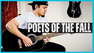 Poets of the Fall  Cradled in Love  Acoustic Guitar Cover [upl. by Etnaik244]