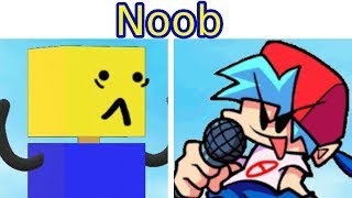 Friday Night Funkin  Vs Noob V2  FNF MODS VERY HARD didnt make this [upl. by Rollie]