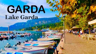 Lago di Garda Garda Italy Walking Tour 4K [upl. by Jemmy]