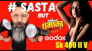 GODOX SK 400 II V studio strobe lights  IN HINDI detailed review [upl. by Libbey]