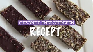 Gezonde energierepen maak je zo RECEPT  BONUS VIDEO [upl. by Gunilla]