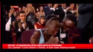 Oscar 2014  quotLa grande bellezzaquot miglior film straniero [upl. by Anaid]