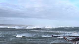 Famous Stilbaai harbour wall under water 16 Sept 2023 [upl. by Valentino]