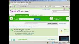 How to Answer a Question on Yahoo Answers and Leave a Link  yahooanswersmp4 [upl. by Okimik]