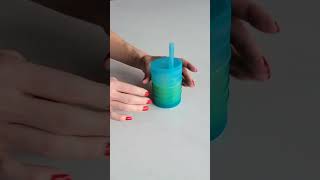 Check out all the unique features weve designed for the Silicone Straw Cup with Lid [upl. by Ayna]