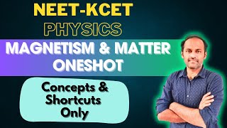 Magnetism amp Matter kcetphysics NEET kcetmagnetismandmatter shortcuts [upl. by Eldredge]