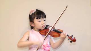 Moto Perpetuo by Carl Bohm  Jessica Jeon 5 years old [upl. by Inkster]