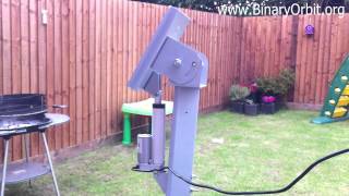 Arduino Solar Tracker Horizontal Axis Linear Actuator Powered [upl. by Ferullo]