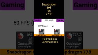 Snapdragon 695 vs 778g in gaming performance  thetechnicalgyan which is better for gaming [upl. by Gnous583]