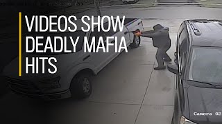 Videos show deadly Mafia hits [upl. by Ahsiet130]