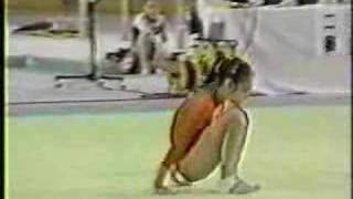 Li Li  1991 World Sports Fair EF  Floor Exercise [upl. by Arim966]