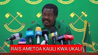 quotRAIS AMETOA KAULI KWA UKALI NI CHAMA CHA SIASA KISICHO JITAMBUA NI MWENDA WAZIMUquot  NCHIMBI [upl. by Gylys390]