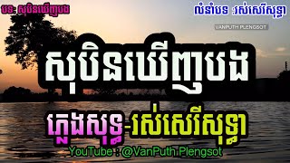 សុបិនឃើញបង ប្រាប់ខ្ញុំមកភ្លេងសុទ្ធ បទស្រី soben kheunh bong Karaoke បទកំពុងល្បី VAN PUTH PLENGSOT [upl. by Tomlinson707]