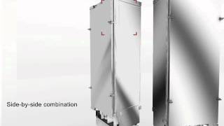 Thermador refrigerator install  units side by side [upl. by Ahsratan]