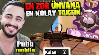 YENİ TAKTİKLE EFSANE ÇORBACI ÜNVANINI ALMAYAN KALMAYACAK Pubg mobile [upl. by Bicknell]