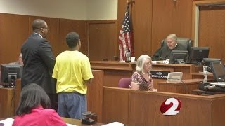 Courtroom outburst after teen sentenced [upl. by Nosyrb867]