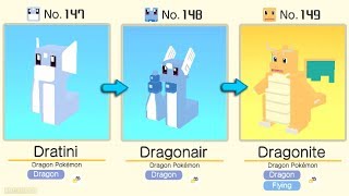 Dratini Evolved Into Dragonair and Dragonite  Dratini Evolution Pokémon Quest Gameplay [upl. by Naillimixam]